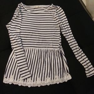 Wallflower Long Sleeve Blouse